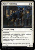 Karlov Watchdog (MKM-020) - Murders at Karlov Manor Foil