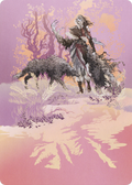 Arlinn, the Pack's Hope // Arlinn, the Pack's Hope (AMID-003) - Midnight Hunt Art Series (Borderless) Foil