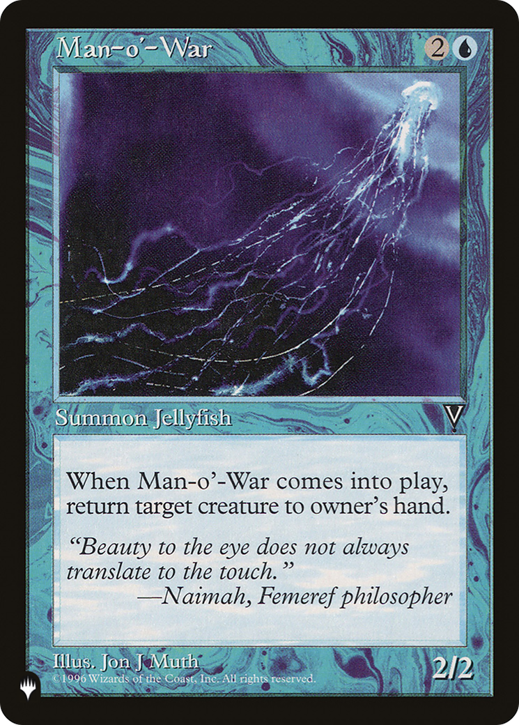 Man-o'-War (VIS) (LIST-) - The List