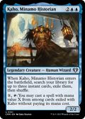 Kaho, Minamo Historian (CMM-101) - Commander Masters Foil