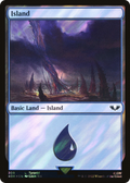 Island (309) (Surge Foil) (40K-309) - Warhammer 40,000 Commander Foil