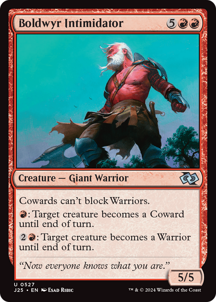 Boldwyr Intimidator (J25-527) - Foundations Jumpstart