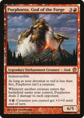 Purphoros, God of the Forge (THS-135) - Theros: (enchantment) Foil