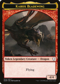 Karox Bladewing Token (DOM-010) - Dominaria Tokens