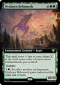 Nyxborn Behemoth (Extended Art) (CMM-772) - Commander Masters: (Extended Art, enchantment)