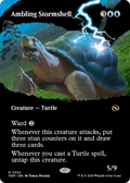 Ambling Stormshell (Borderless) (TDM-332) - Tarkir: Dragonstorm: (Showcase)