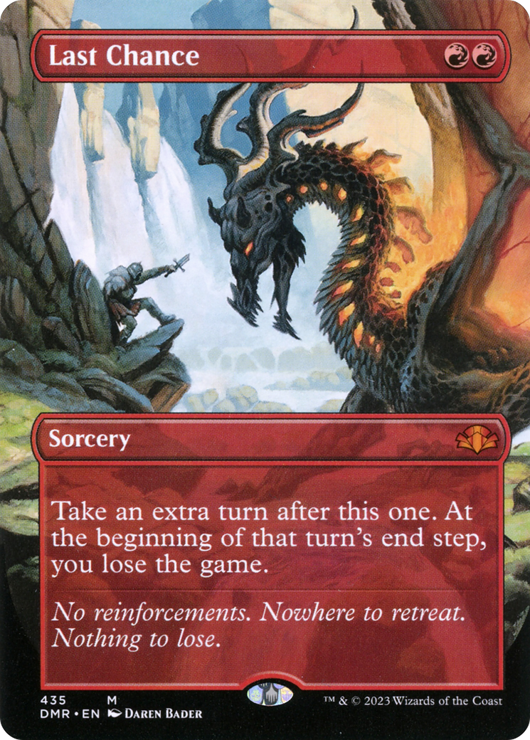 Last Chance (Borderless) (DMR-435) - Dominaria Remastered Foil