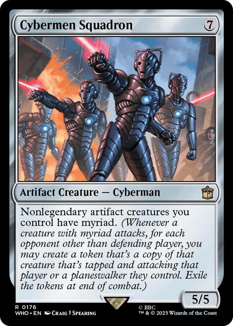 Cybermen Squadron (WHO-176) - Doctor Who Foil