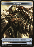 Horror Token (CMR-010) - Commander Legends Tokens Foil