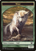Wolf // Zombie Double-Sided Token (C15-19 // 8) - Commander 2015 Tokens
