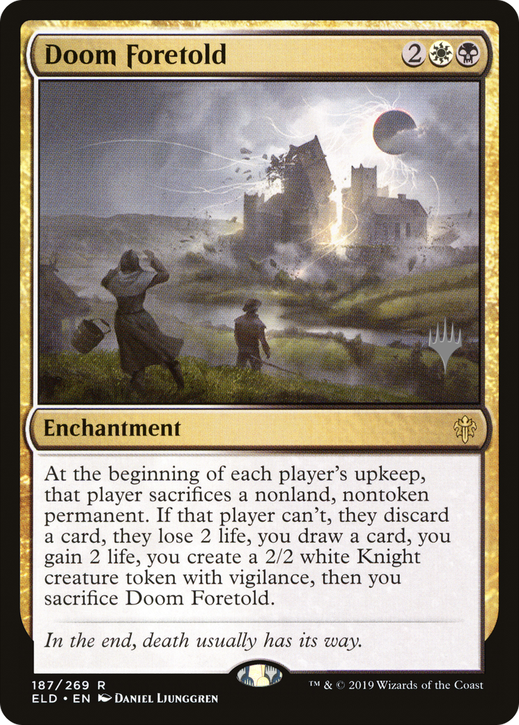 Doom Foretold (PPELD-187) - Throne of Eldraine Promos Foil