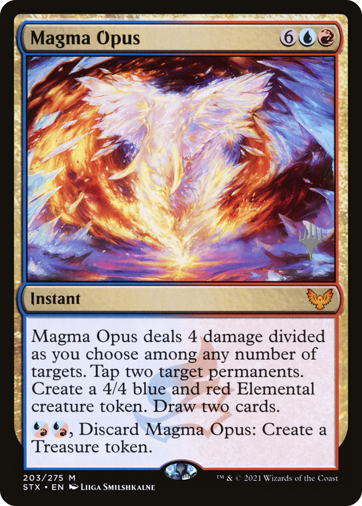 Magma Opus (PPSTX-203P) - Strixhaven: School of Mages Promos