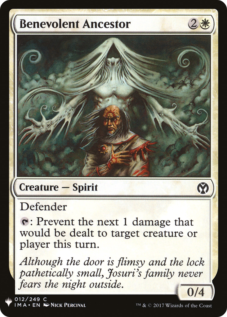 Benevolent Ancestor (LIST-012) - The List