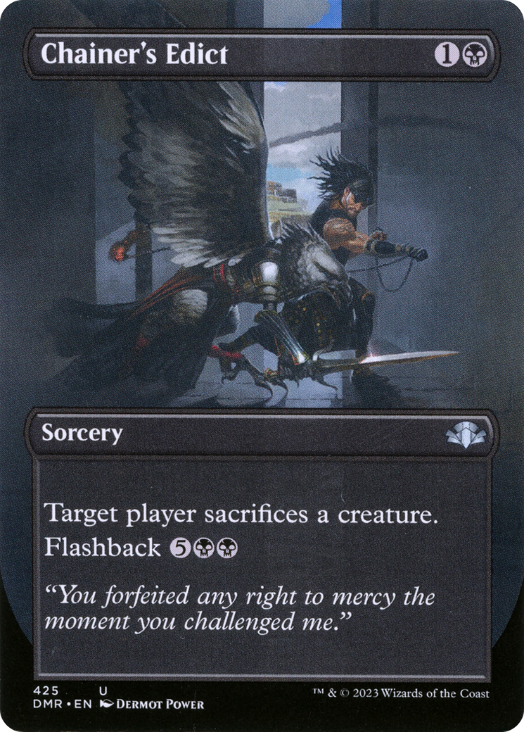Chainer's Edict (Borderless) (DMR-425) - Dominaria Remastered
