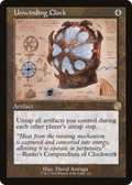 Unwinding Clock (Schematic) (BRR-124) - The Brothers' War Retro Artifacts Foil