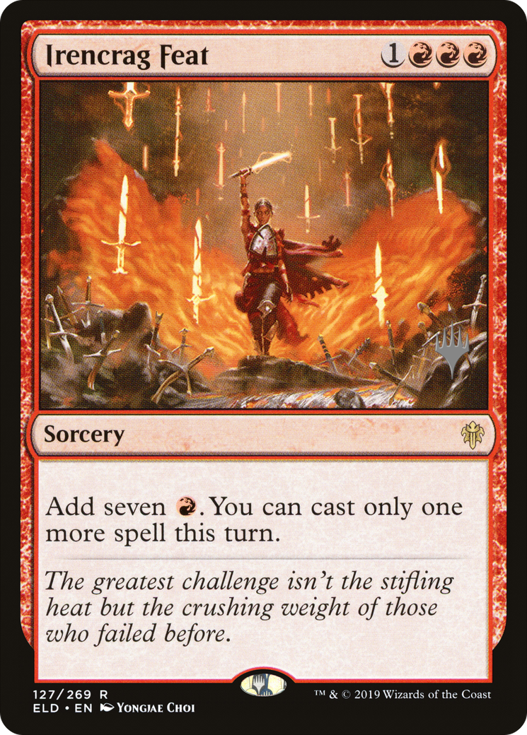 Irencrag Feat (PPELD-127) - Throne of Eldraine Promos Foil