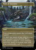 Path of Ancestry (Borderless) (CMM-661) - Commander Masters Foil