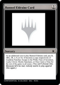 Banned Eldraine Card (UNK-RC01A) - Unknown Event