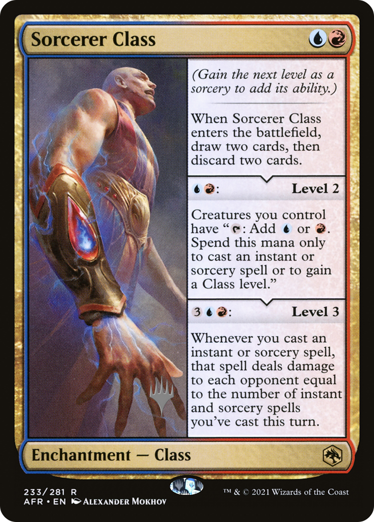 Sorcerer Class (PPAFR-233) - Adventures in the Forgotten Realms Promos