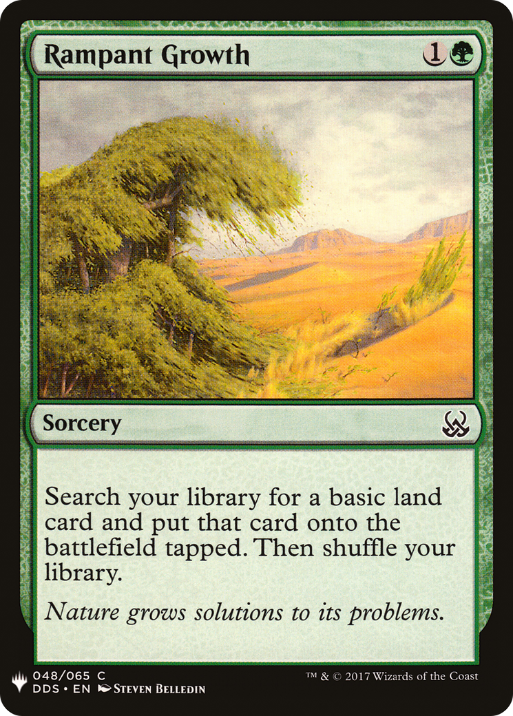 Rampant Growth (LIST-048) - The List