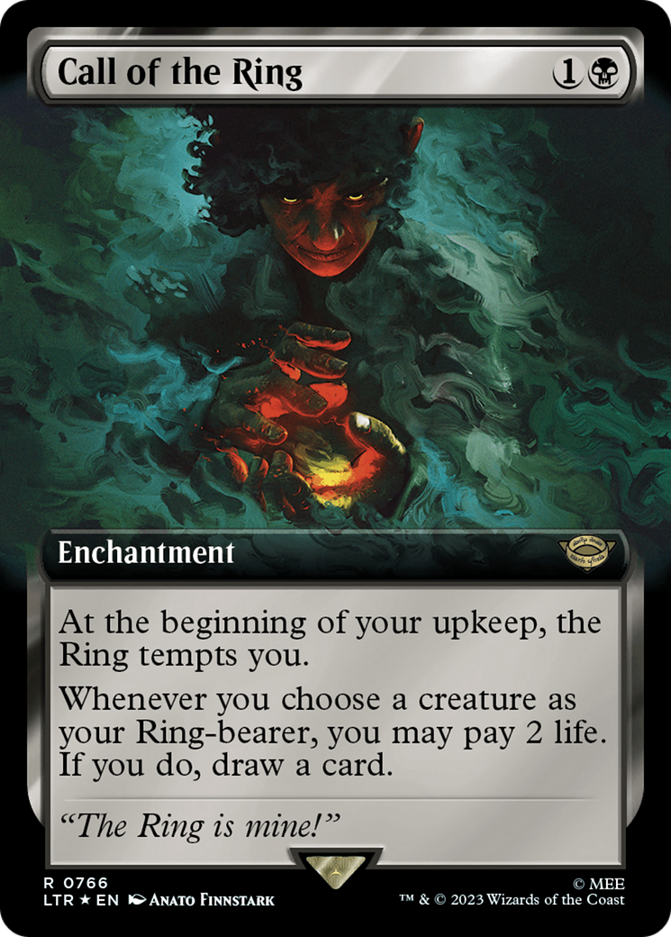 Call of the Ring (Extended Art) (Surge Foil) (LTR-766) - The Lord of the Rings: Tales of Middle-earth: (Extended Art) Foil