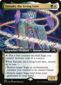Satsuki, the Living Lore (Extended Art) (NEO-494) - Kamigawa: Neon Dynasty: (Extended Art) Foil