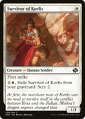Survivor of Korlis (BRO-028) - The Brothers' War Foil
