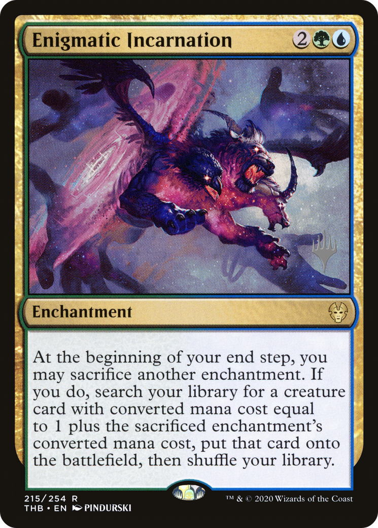 Enigmatic Incarnation (PPTHB-215) - Theros Beyond Death Promos Foil