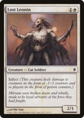 Lost Leonin (NPH-013) - New Phyrexia Foil