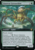 Llanowar Greenwidow (Extended Art) (DMU-415) - Dominaria United: (Extended Art) Foil