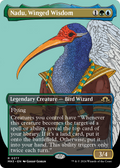 Nadu, Winged Wisdom (Borderless) (MH3-377) - Modern Horizons 3 Foil