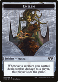Emblem - Vraska, Golgari Queen (MED-008) - Mythic Edition Tokens