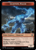Lightning Rager (TMKC-013) - Murders at Karlov Manor Commander Tokens Foil