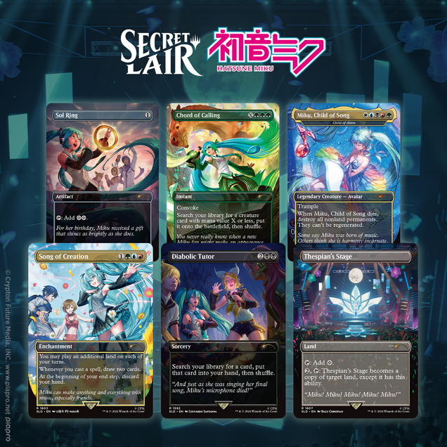 MTG Secret Lair - Hatsune Miku: Digital Sensation Eng - Non-Foil