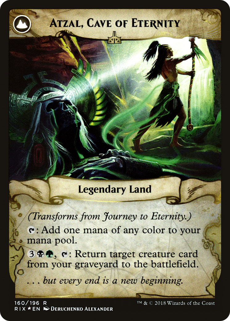 Journey to Eternity (PRE-160S) - Rivals of Ixalan Promos: (compasslanddfc) Foil