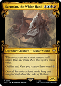 Saruman, the White Hand (Showcase Scrolls) (LTC-477) - Tales of Middle-earth Commander: (Showcase) Foil