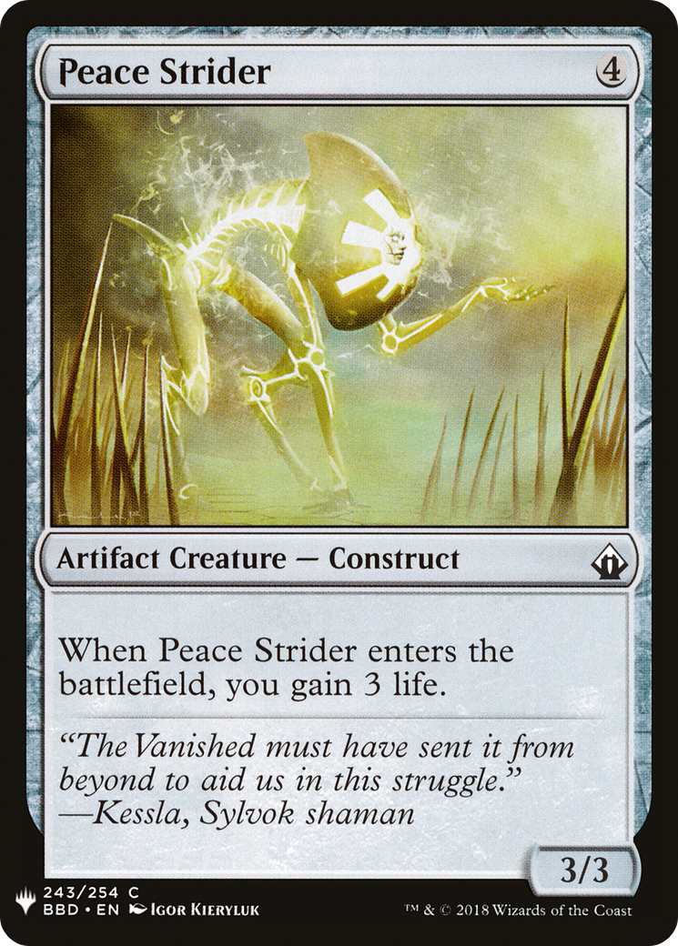 Peace Strider (LIST-243) - The List
