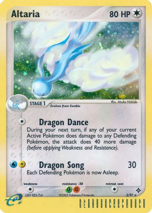 Altaria  - Reverse Holofoil Dragon - Holo Rare