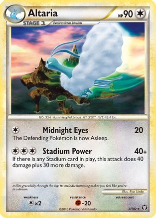 Altaria  - Reverse Holofoil Triumphant - Holo Rare