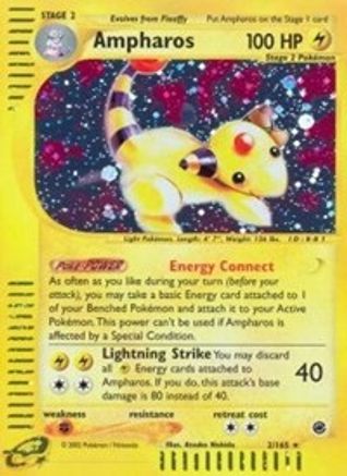 Ampharos (2)  - Holofoil Expedition - Holo Rare