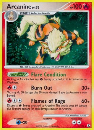 Arcanine  - Holofoil Rising Rivals - Holo Rare