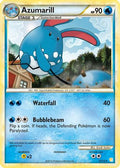 Azumarill 002  - Holofoil HeartGold SoulSilver - Holo Rare