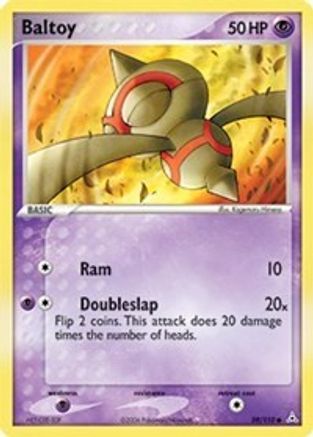 Baltoy  - Reverse Holofoil Holon Phantoms - Common