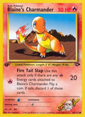 Blaine's Charmander 060  - 1st Edition Gym Challenge - Common