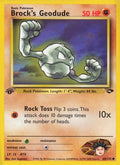 Brock's Geodude 068  - 1st Edition Gym Challenge - Common