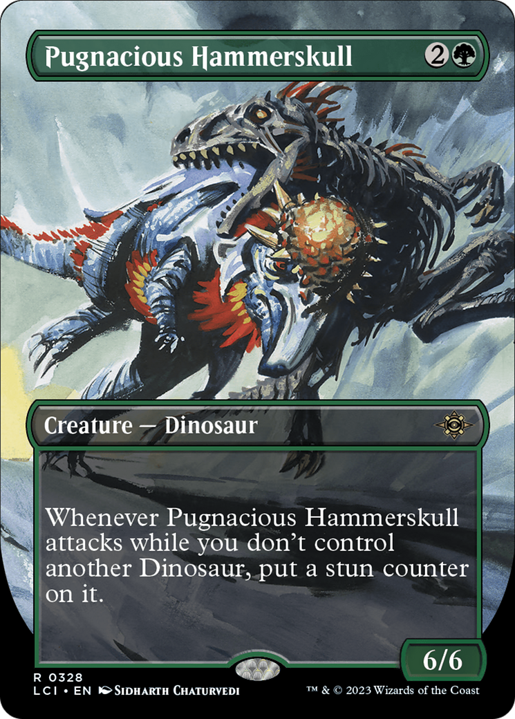 Pugnacious Hammerskull (Borderless) (LCI-328) - The Lost Caverns of Ixalan