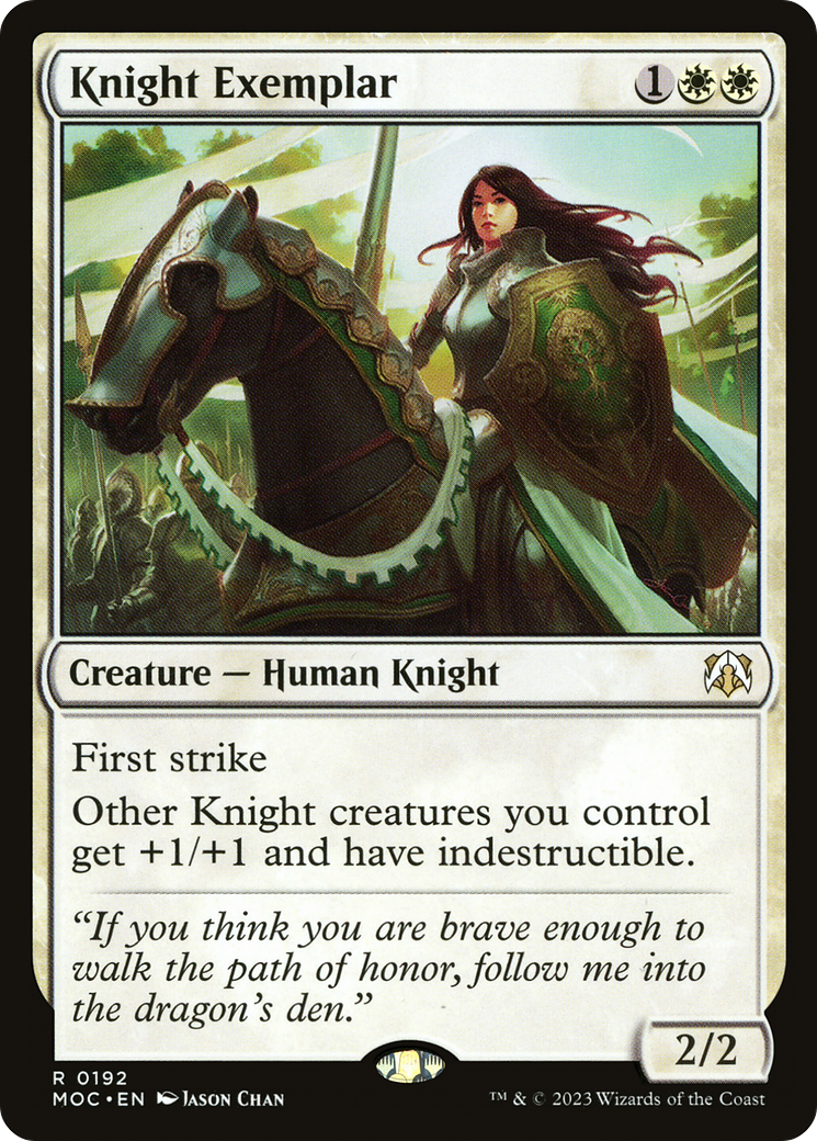 Knight Exemplar (MOC-192) - March of the Machine Commander