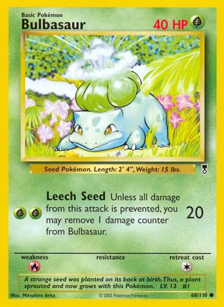 Bulbasaur/110  - Reverse Holofoil Legendary Collection - Common