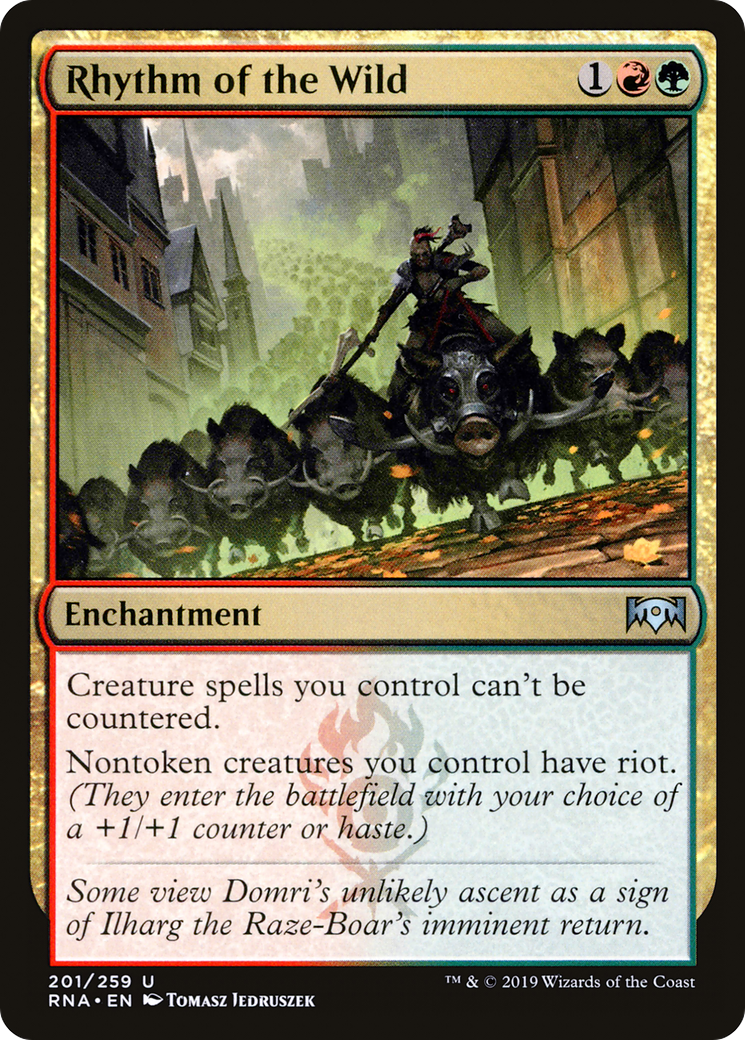 Rhythm of the Wild (RNA-201) - Ravnica Allegiance Foil
