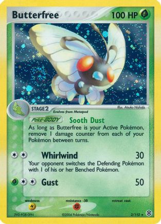 Butterfree  - Reverse Holofoil FireRed & LeafGreen - Holo Rare